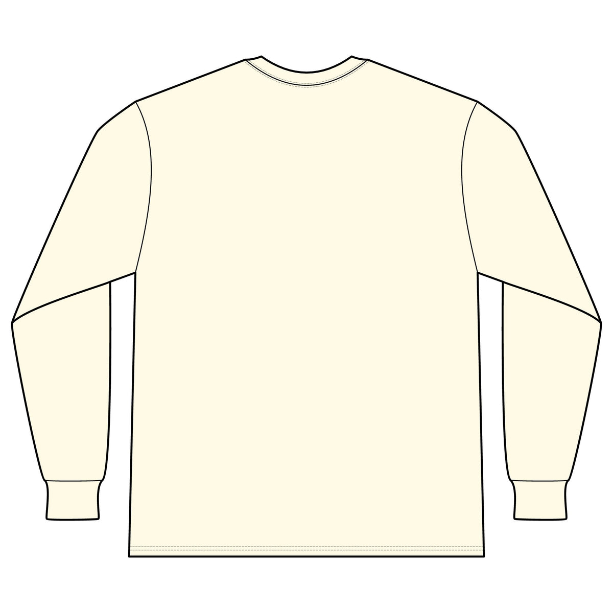 C-YA. 71 Cream Long Sleeve Tee — provider product image 4
