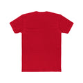 C-YA. 71 tee in solid red with aged-cream C-YA text and black crossed-out 71 front graphic.