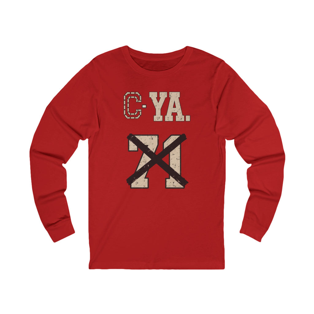 C-YA. 71 Red Long Sleeve Tee — provider product image 1