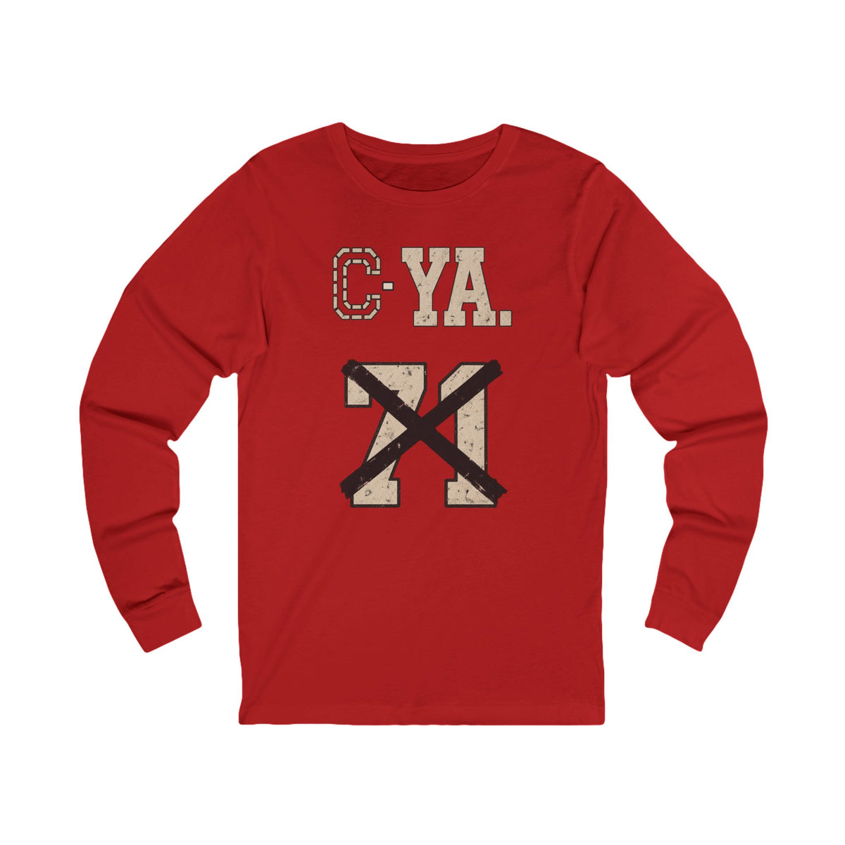 C-YA. 71 Red Long Sleeve Tee — provider product image 1